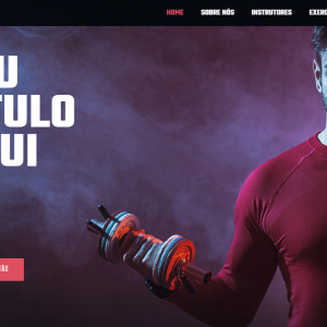 Site para Academias 1