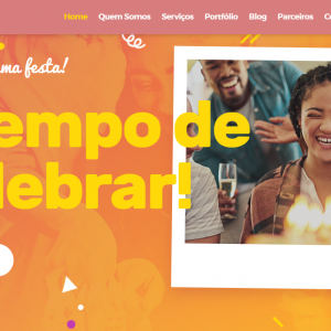 Site para Eventos Festivos