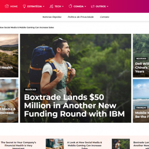 Site para Portais de Notícia