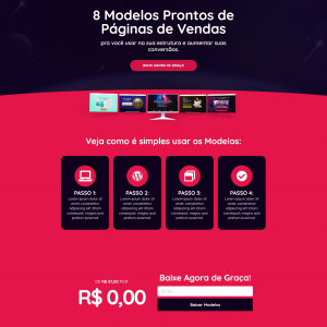 Site para divulgação de produto