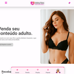Site Pronto Faturando R$30.000,00 Mês Rede Social Adulta 18+