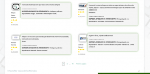 Sites para Feedbacks e Depoimentos